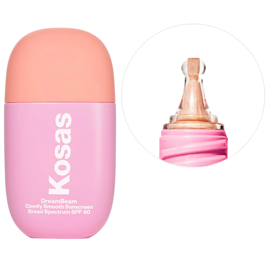 Kosas  DreamBeam Silicone-Free Mineral Sunscreen SPF 40 with Ceramides and Peptides *Pre Orden*