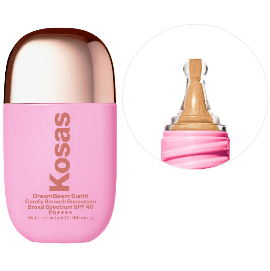 Kosas  DreamBeam Silicone-Free Mineral Sunscreen SPF 40 with Ceramides and Peptides *Pre Orden*