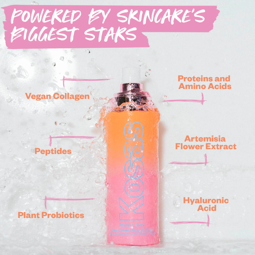 Kosas Plump + Juicy Vegan Collagen + Probiotic Spray-On Serum *Pre Orden*