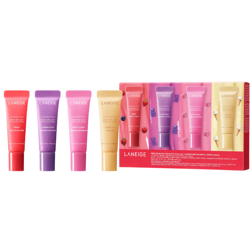Laneige Mini Lip Glowy Balm Set *Pre orden* - Beautyland by Rocio 