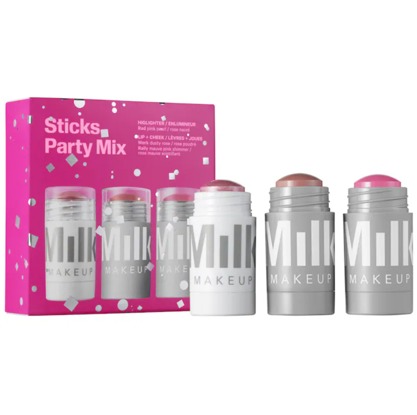 Milk Makeup Sticks Party Mix Cream Blush + Highlighter Set *En existencia* - Beautyland by Rocio 