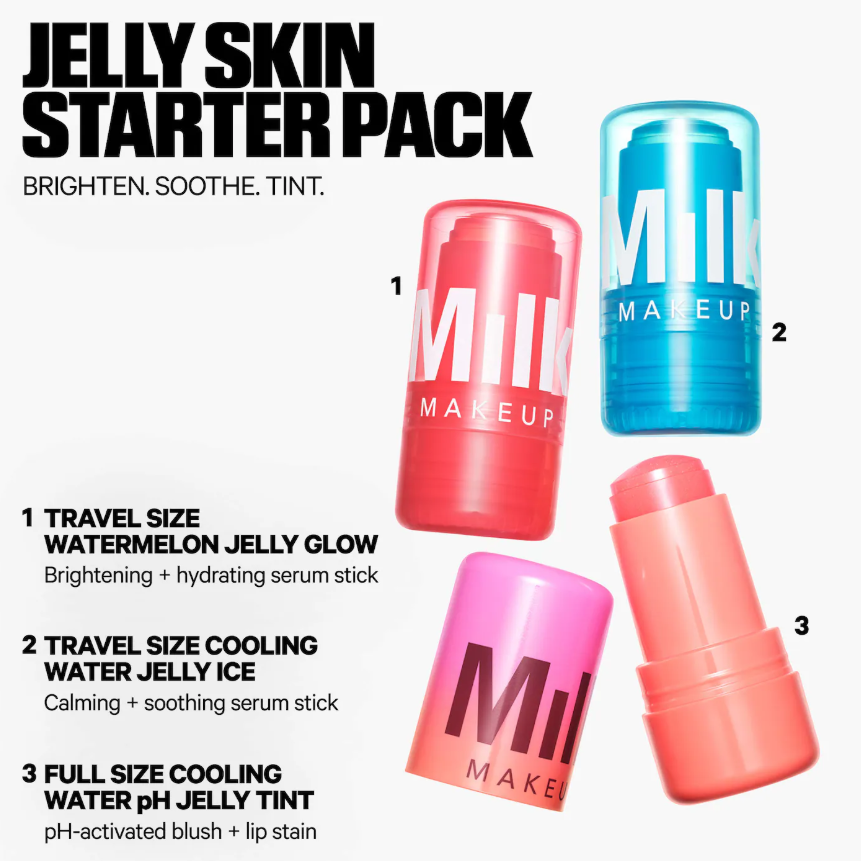 Milk Makeup Jelly Skin Starter Pack Skincare + Tint Trio *Pre Orden*