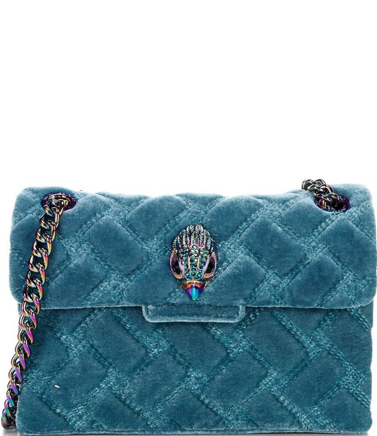 Kurt Geiger London Mini Kensington Velvet Crossbody Bag *En existencia* - Beautyland by Rocio 