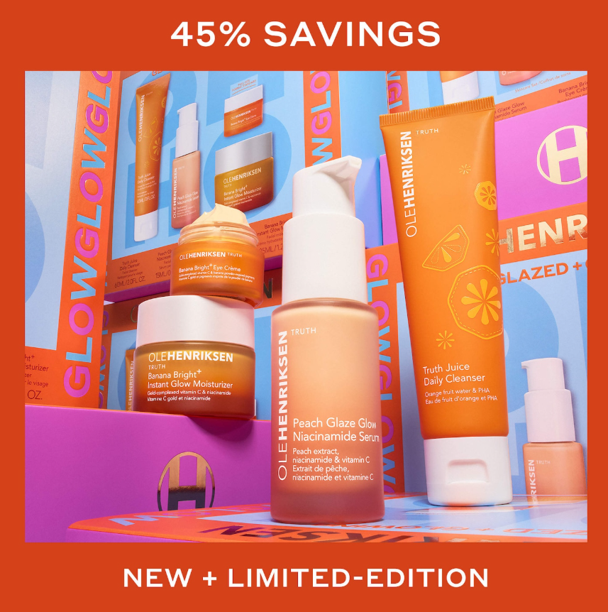 Olehenriksen Get Glazed and Glowing Skincare Set *Pre Orden*