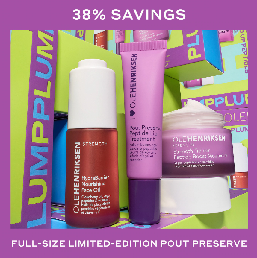 Olehenriksen Plumped Up Peptides Skincare Set *Pre Orden*