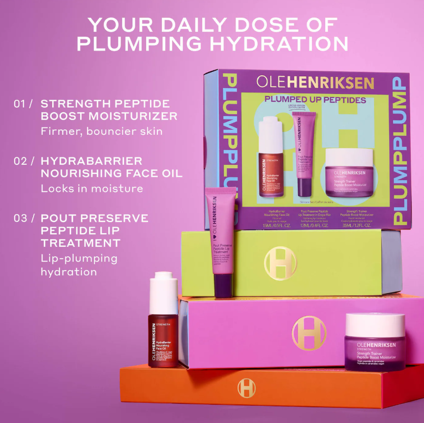 Olehenriksen Plumped Up Peptides Skincare Set *Pre Orden*