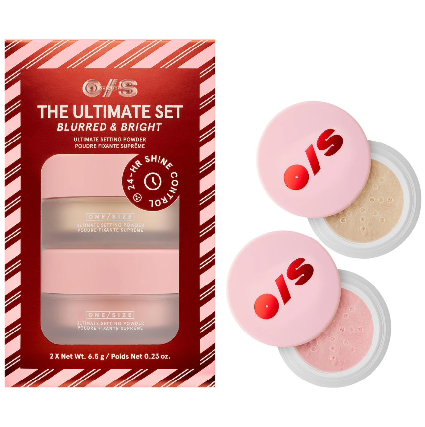 One Size by Patrick Starrr Ultimate Blurring Setting Powder Blurred & Bright Travel Duo *Pre Orden*