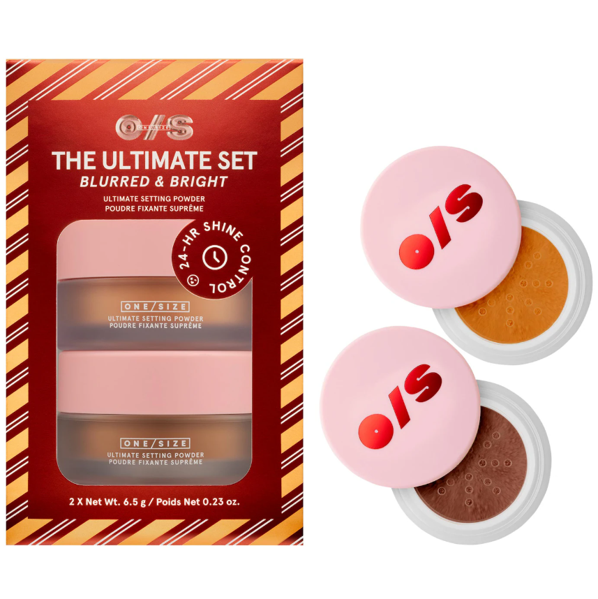 One Size by Patrick Starrr Ultimate Blurring Setting Powder Blurred & Bright Travel Duo *Pre Orden*