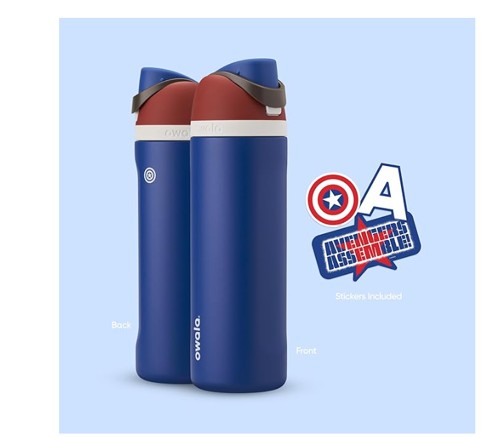 Owala Marvel FreeSip Insulated Stainless Steel Water Bottle with Straw for Sports and Travel BPA-Free Sports Water Bottle *Pre Orden*