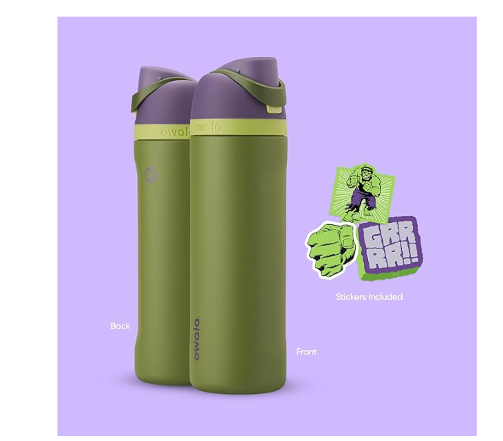 Owala Marvel FreeSip Insulated Stainless Steel Water Bottle with Straw for Sports and Travel BPA-Free Sports Water Bottle *Pre Orden*