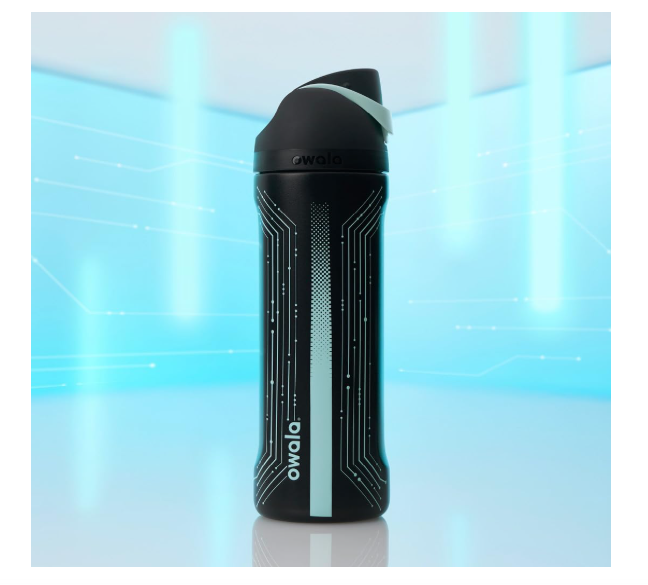 OwalaTRON FreeSip Insulated Stainless Steel Glow in the Dark Water Bottle *Pre Orden*