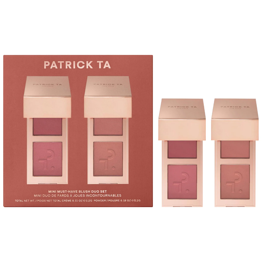 Patrick TA Mini Must-Have Major Headlines Double-Take Crème & Powder Blush Duo Set *Pre Orden*