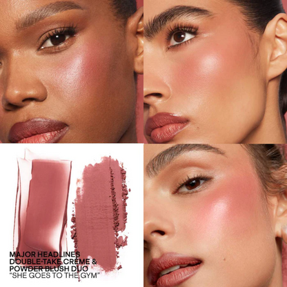 Patrick TA Major Headlines Double-Take Crème & Powder Blush Duo *Pre orden*