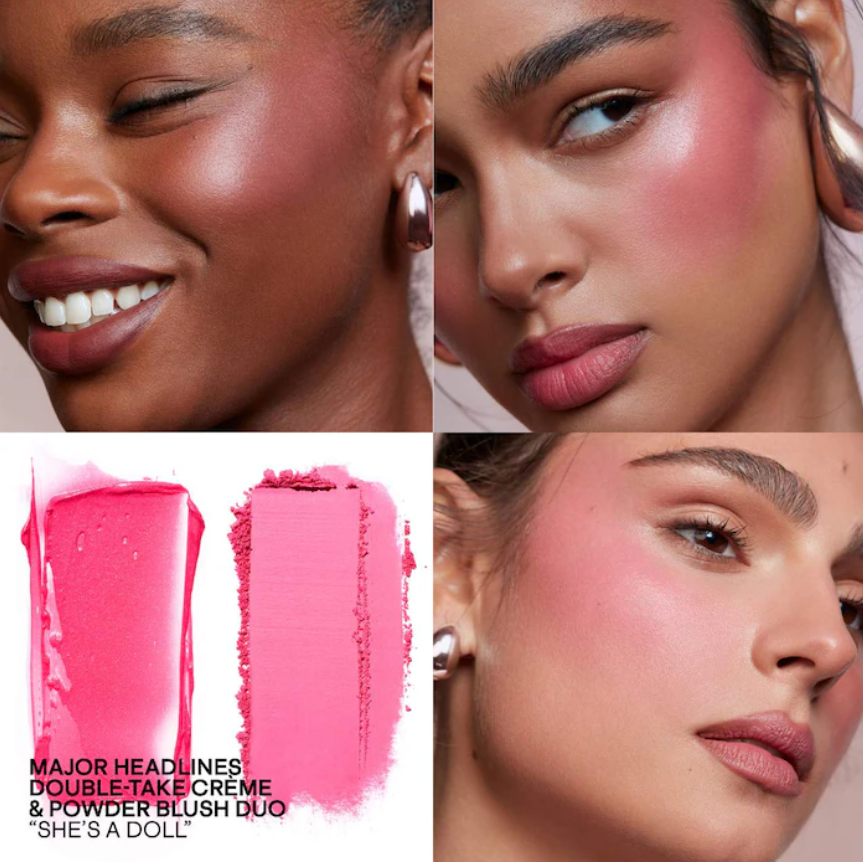 Patrick TA Major Headlines Double-Take Crème & Powder Blush Duo *Pre orden* - Beautyland by Rocio 