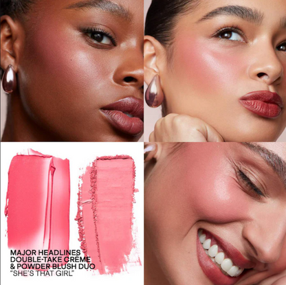 Patrick TA Major Headlines Double-Take Crème & Powder Blush Duo *Pre orden*