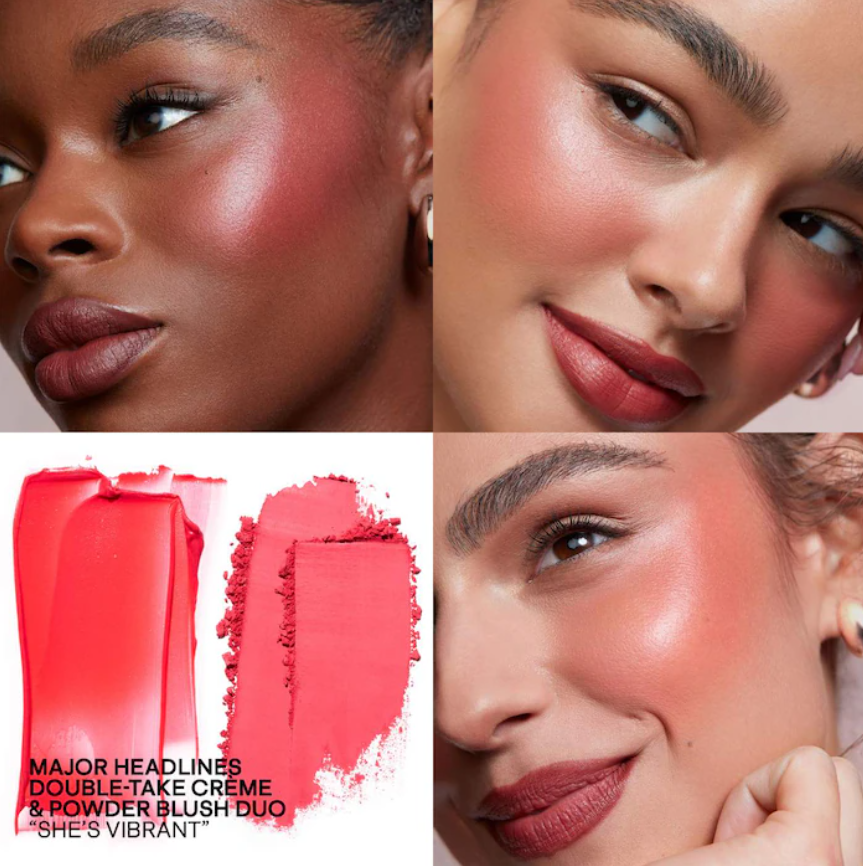 Patrick TA Major Headlines Double-Take Crème & Powder Blush Duo *Pre orden*