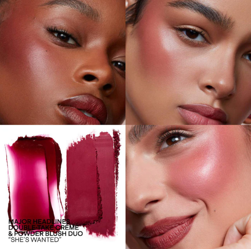 Patrick TA Major Headlines Double-Take Crème & Powder Blush Duo *Pre orden*