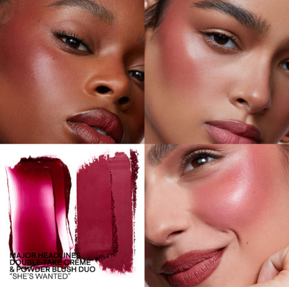 Patrick TA Major Headlines Double-Take Crème & Powder Blush Duo *Pre orden*