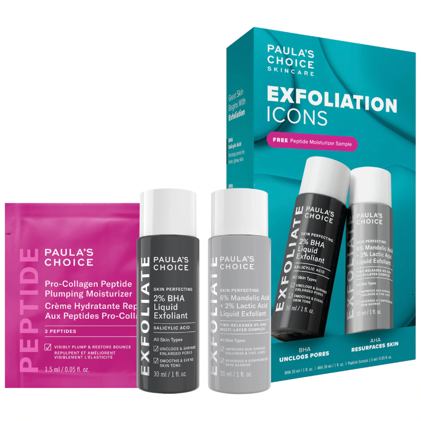 Paula's Choice Exfoliation Icons Kit for clear brighter looking skin *Pre Orden*