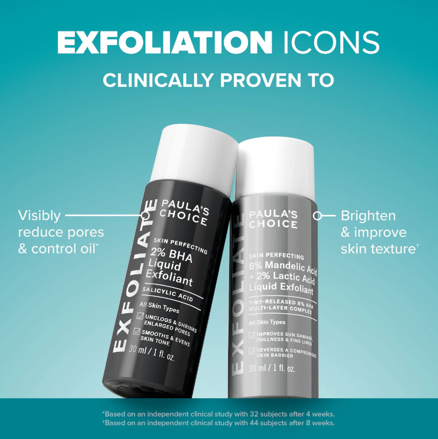 Paula's Choice Exfoliation Icons Kit for clear brighter looking skin *Pre Orden*