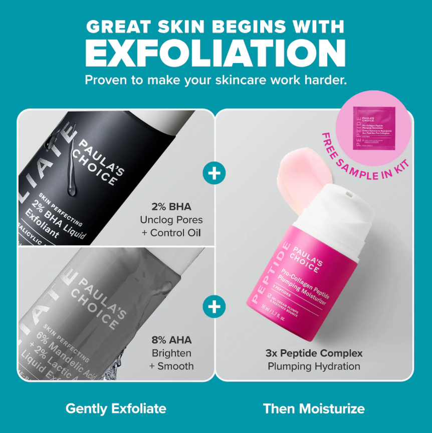 Paula's Choice Exfoliation Icons Kit for clear brighter looking skin *Pre Orden*