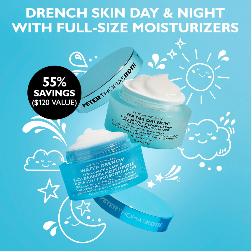 Peter Thomas Roth Full-Size Day & Night Cloud Creams 2-Piece Moisturizer Gift Set *Pre Orden*