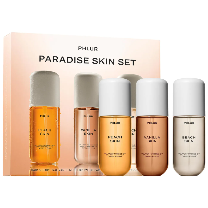 Phlur Paradise Skin Hair and Body Fragrance Mist Set *Pre Orden*
