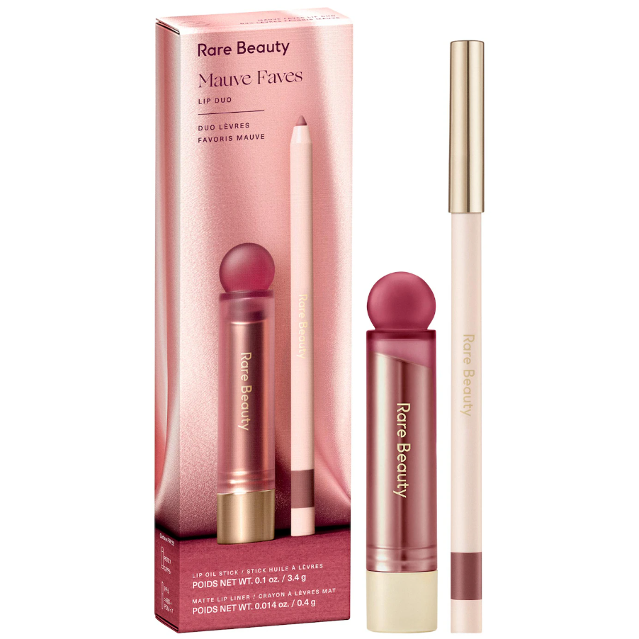 Rare Beauty by Selena Gomez  Mauve Faves Lip Duo Makeup Gift Set  *Pre Orden*