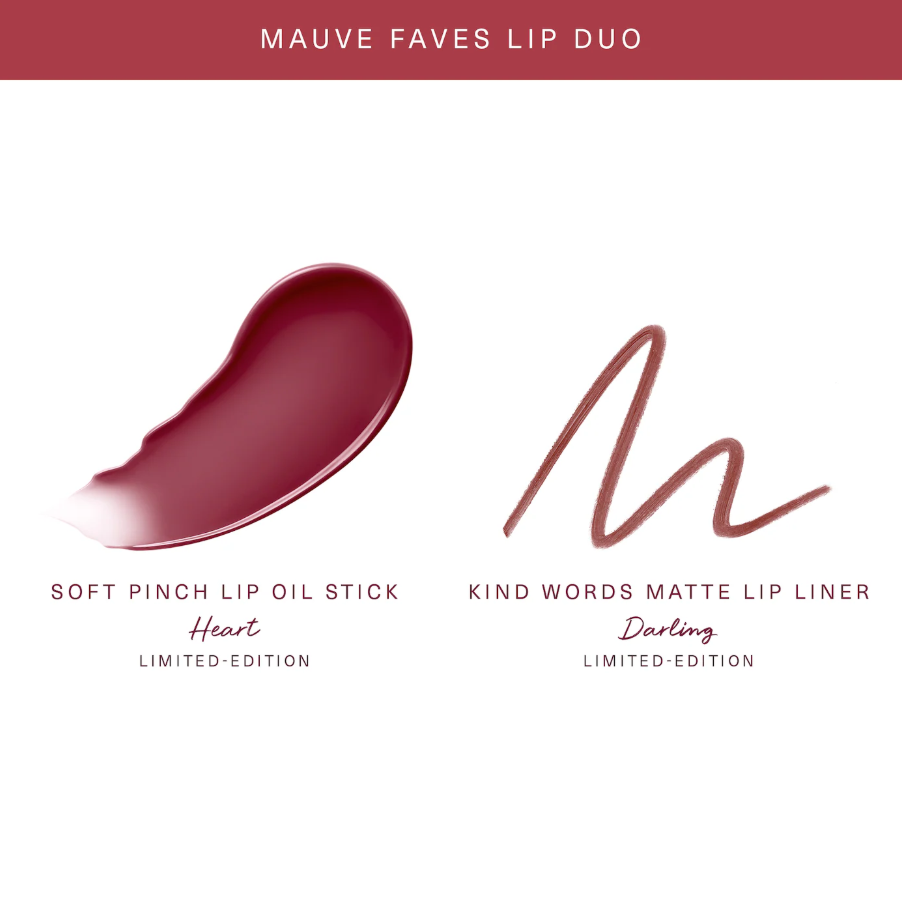 Rare Beauty by Selena Gomez  Mauve Faves Lip Duo Makeup Gift Set  *Pre Orden*