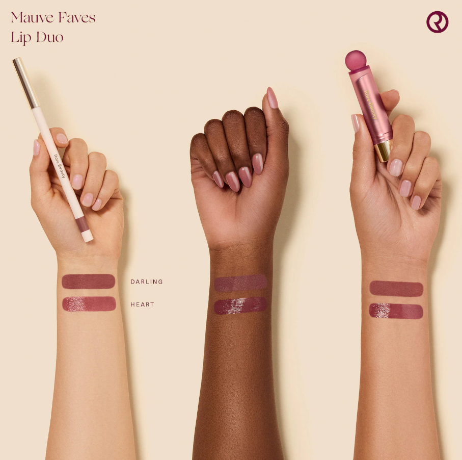 Rare Beauty by Selena Gomez  Mauve Faves Lip Duo Makeup Gift Set  *Pre Orden*