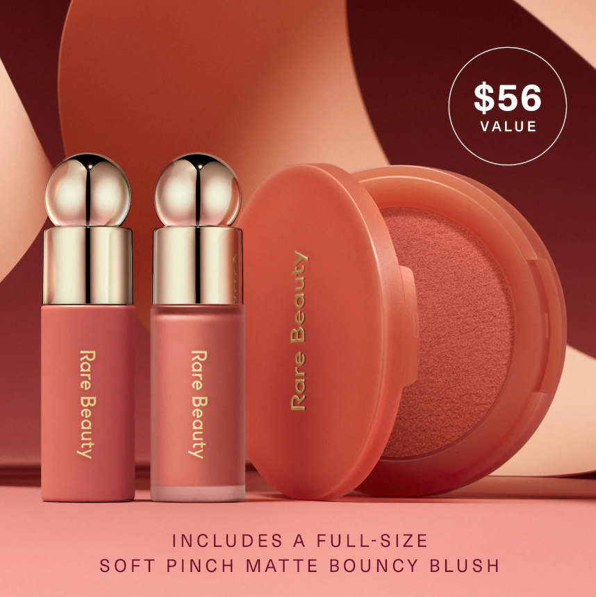 Rare Beauty by Selena Gomez Soft Pinch Cheek & Lip Trio Makeup Gift Set *Pre Orden*