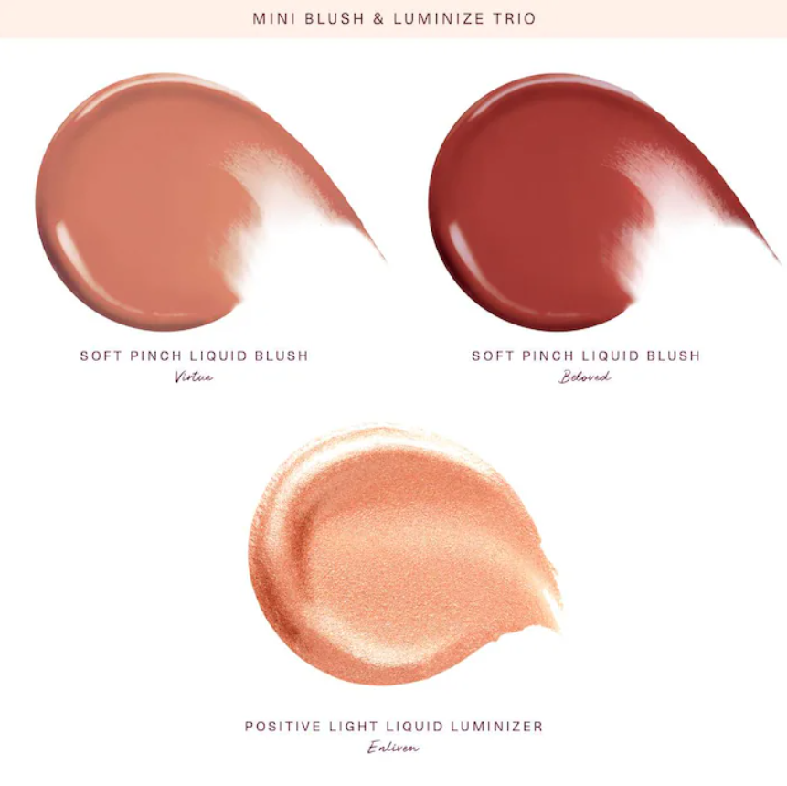 Rare Beauty by Selena Gomez Mini Blush and Luminize Trio *En existencia*