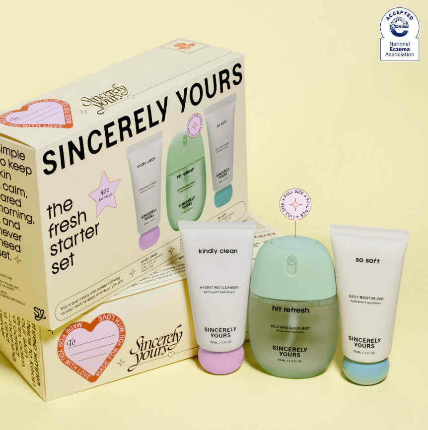 Sincerely Yours  Fresh Starter 3 Piece Skincare Set *Pre Orden*
