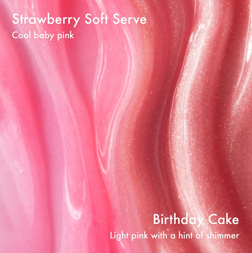 Summer Fridays  Sweet Pink Duo with Birthday Cake + Strawberry Soft Serve Lip Butter Balm *Pre Orden*