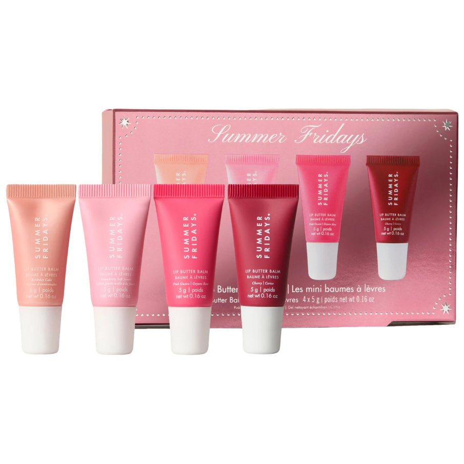 Summer Fridays The Lip Butter Balm Minis - Pink Set  *Pre Orden*