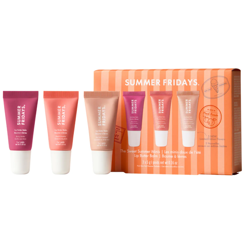 Summer Fridays The Sweet Summer Minis Lip Butter Balm Trio Set *Pre Orden*
