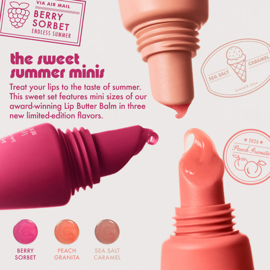 Summer Fridays The Sweet Summer Minis Lip Butter Balm Trio Set *Pre Orden*
