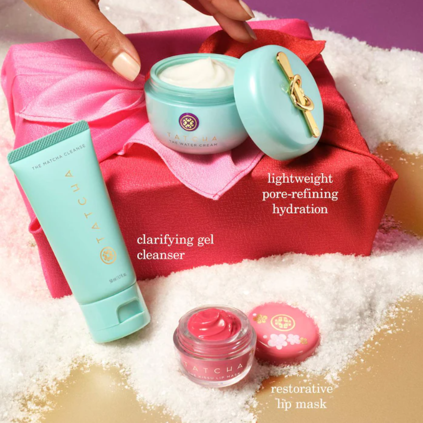 Tatcha Pure Pores, Lush Lips Clarifying Skincare Set *Pre ...