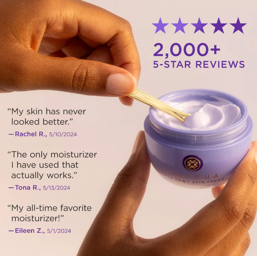 Tatcha The Dewy Skin Cream Plumping & Hydrating Refillable Moisturizer *Pre Orden*