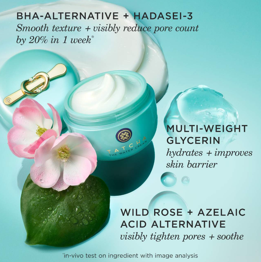 Tatcha The Water Cream Oil-Free Pore Minimizing Refillable Moisturizer *Pre Orden*