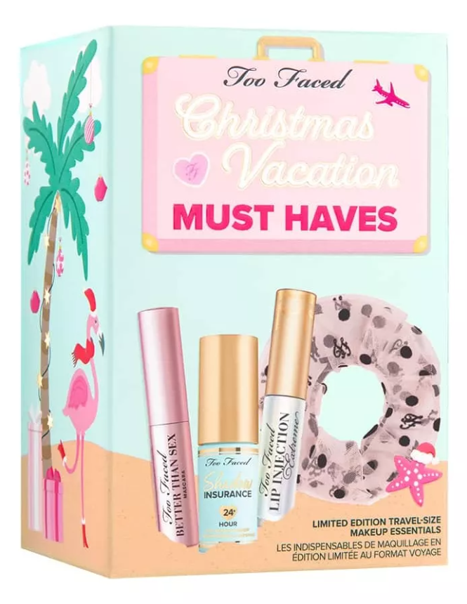 Too Faced Christmas Vacation Must Haves Limited Edition Travel-Size Makeup Essentials