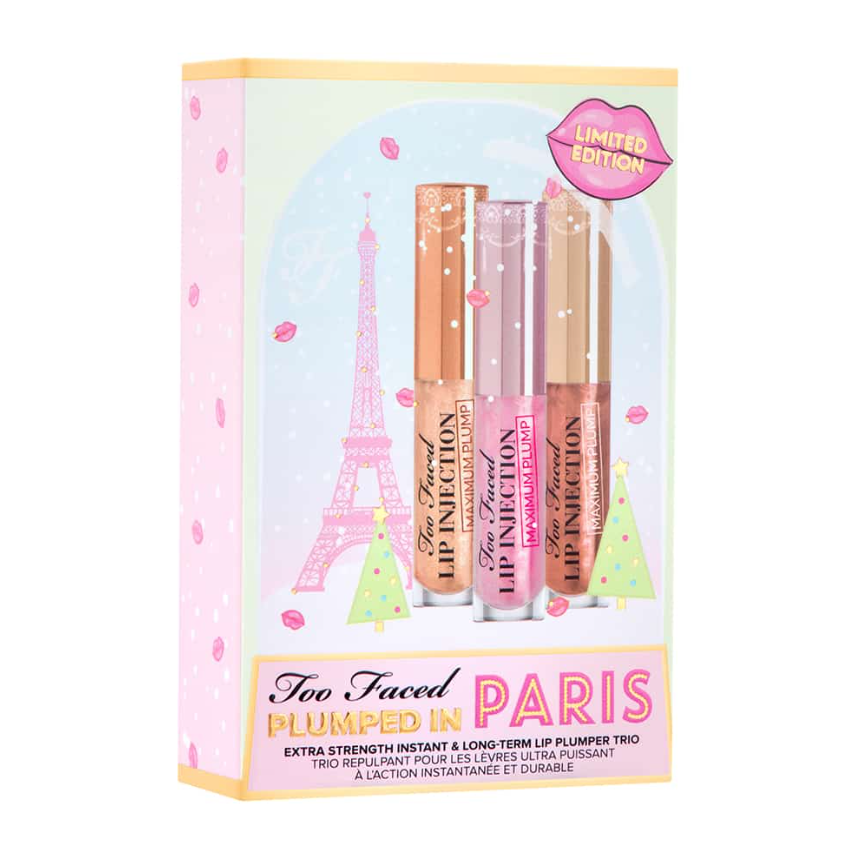 Too Faced Plumped In Paris Extra Strength Instant And Long-Term Lip Plumper Trio