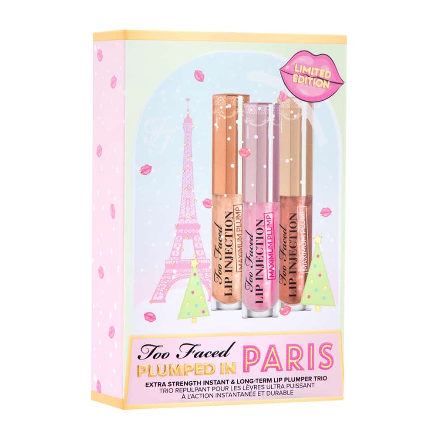 Too Faced Plumped In Paris Extra Strength Instant And Long-Term Lip Plumper Trio - Beautyland by Rocio 
