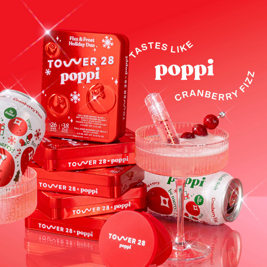 Tower 28 Beauty Tower 28 x poppi Fizz + Frost Holiday Duo *Pre Orden*