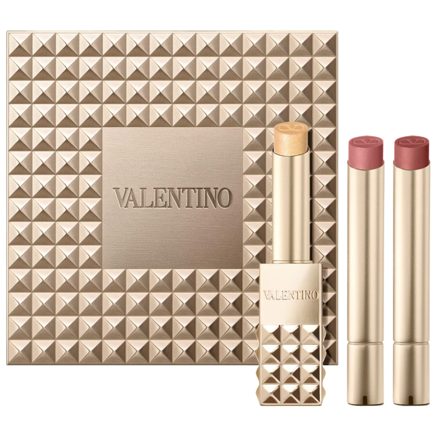 Valentino Spike Valentino Buttery Matte Refillable Lipstick Trio Set *Pre Orden*