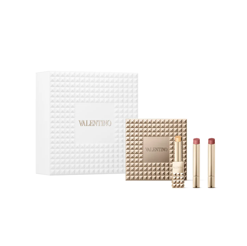 Valentino Spike Valentino Buttery Matte Refillable Lipstick Trio Set *Pre Orden*