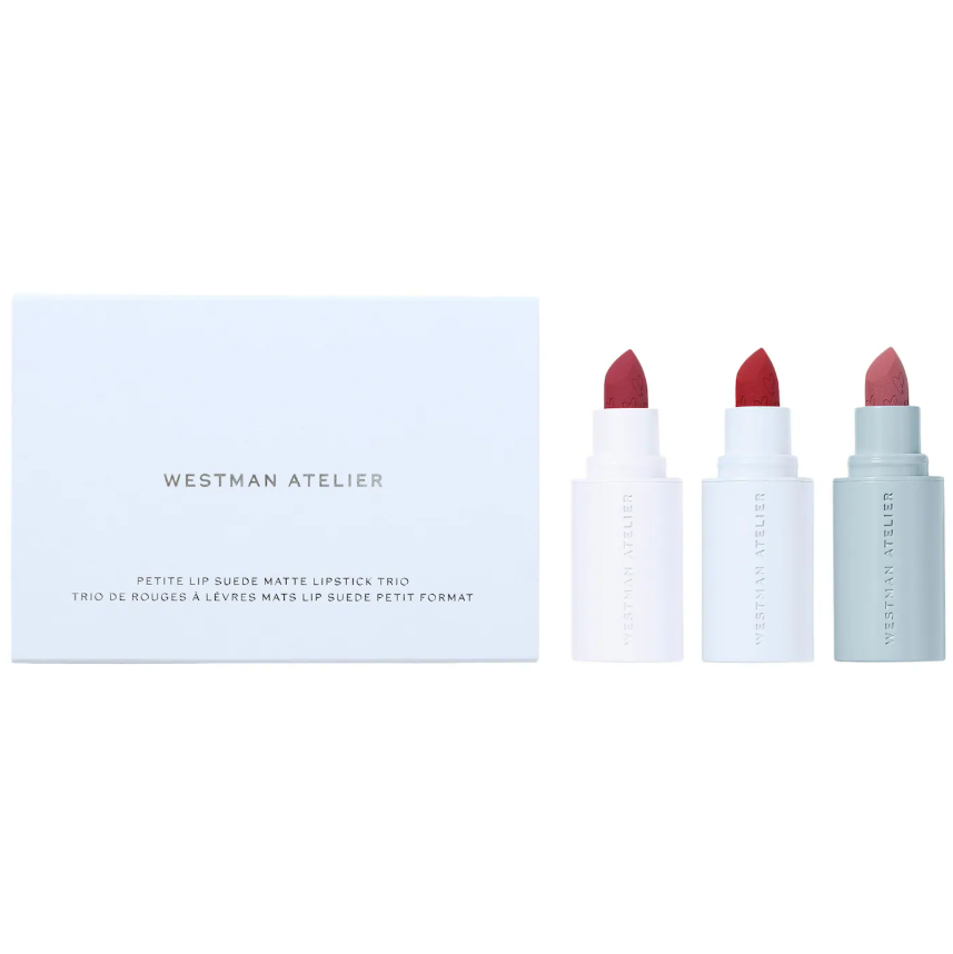Westman Atelier Mini Lip Suede Hydrating Matte Lipstick Trio Gift Set *Pre Orden*