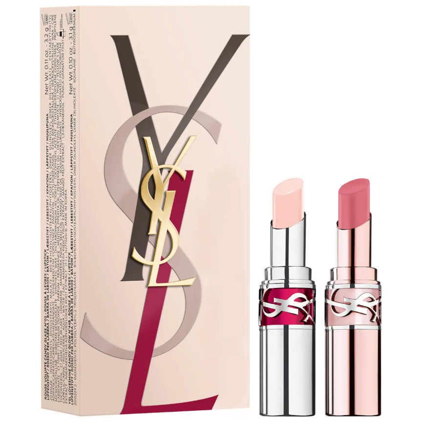 Yves Saint Laurent YSL Lip Gloss Stick & Tinted Lip Balm Gift Set *Pre Orden* - Beautyland by Rocio 