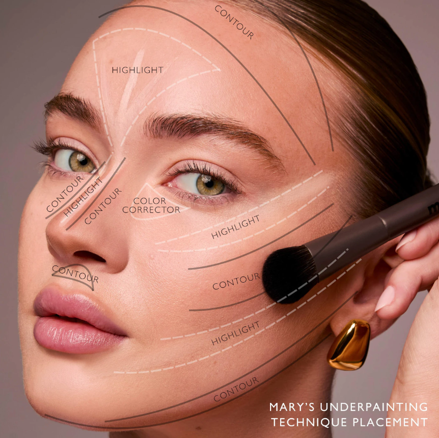 m.ph by Mary Phillips Underpainting Face Highlight & Contour Palette *Pre Orden*