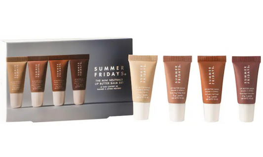 Summer Fridays The Mini Neutrals Lip Butter Balm Set